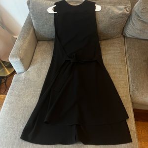 Theory Double Layer Midi Dress